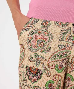 Pantalones Giulia E Tu Palazzo Flor Paisley