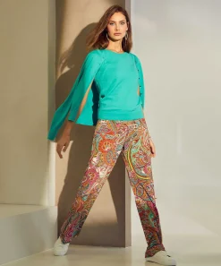 Pantalones Giulia E Tu Slinky Paisley