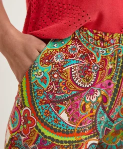 Pantalones Giulia E Tu Slinky Paisley