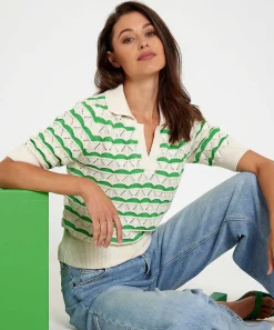 Polo Giulia E Tu Fancy Ajour