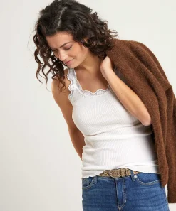 Rosemunde Singlet Canale Encaje/Seda