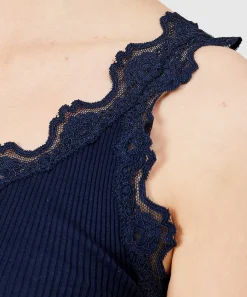 Rosemunde Singlet Canale Encaje/Seda