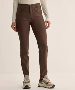Rosner Pantalon Pitillo Revestido Cremalleras Audrey 2