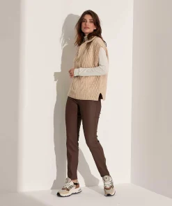 Rosner Pantalon Pitillo Revestido Cremalleras Audrey 2