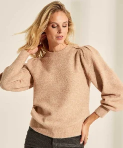 Sueter * Con Mangas Abullonadas Y Acolchado