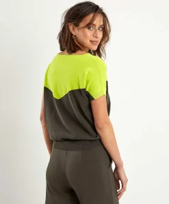 Sueter Kyra Con Bloques De Color En Forma De V Alika