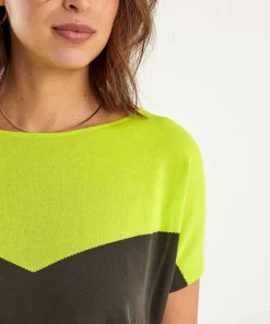 Sueter Kyra Con Bloques De Color En Forma De V Alika