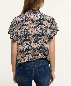 Summum Top Manga Mariposa Ikat