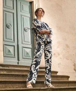 Toni Pantalon Ancho Estampado Floral Luisa Beauty