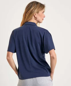 Top Definitivo Con Cuello Tipo Polo