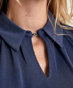 Top Definitivo Con Cuello Tipo Polo