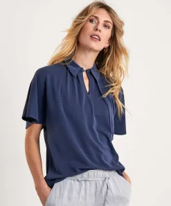 Top Definitivo Con Cuello Tipo Polo