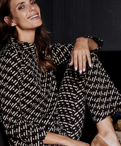 Top Giulia E Tu De Jacquard Con Grafico