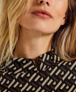Top Giulia E Tu De Jacquard Con Grafico