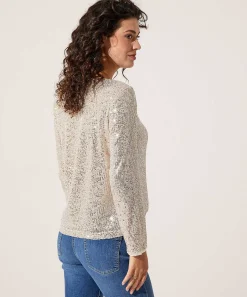 Top Oui Con Lentejuelas
