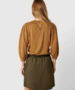 Top Summum Lurex Manga Abullonada