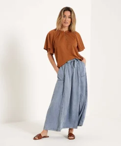 Top Summum Lurex Manga Mariposa