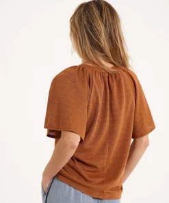 Top Summum Lurex Manga Mariposa