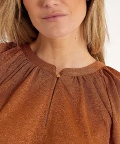 Top Summum Lurex Manga Mariposa