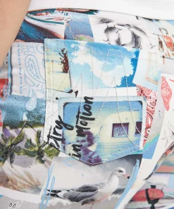 Vaqueros Capri Deportivos Marc Cain Con Estampado Fotografico Fyli