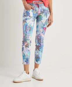 Vaqueros Pitillo Con Estampado Floral Ana De Brax