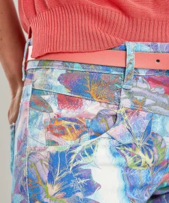 Vaqueros Pitillo Con Estampado Floral Ana De Brax