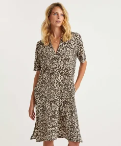 Vestido Ajustado Con Estampado De Lasalle