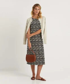 Vestido Ajustado Con Estampado Borroso De No Man'S Land