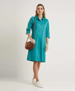 Vestido Camisero Con Bolsillos Laterales Lasalle