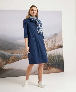 Vestido Camisero Con Bolsillos Laterales Lasalle