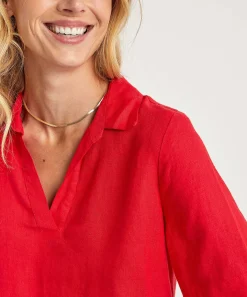 Vestido Camisero De Lino Kyra Laura
