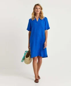 Vestido Camisero De Lino Kyra Laura