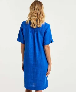 Vestido Camisero De Lino Kyra Laura