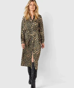 Vestido Camisero Summum Animal Print