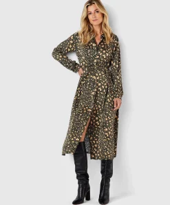 Vestido Camisero Summum Animal Print