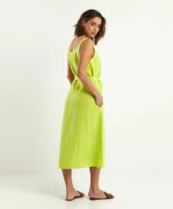 Vestido De Lino Kyra Tirantes Finos Lennie