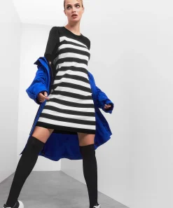Vestido Deportivo A Rayas Con Malla De Marc Cain
