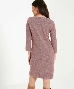 Vestido Giulia E Tu Boucle Con Escote Recortado