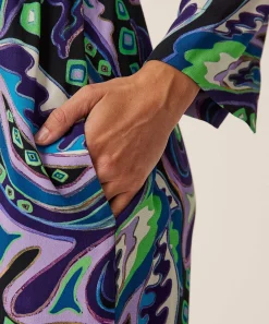 Vestido Kyra Con Cinturon Multicolor Isra