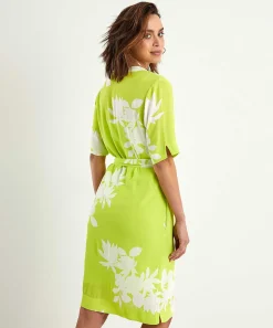 Vestido Kyra Con Cinturon Estampado Floral Gezina