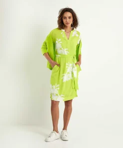 Vestido Kyra Con Cinturon Estampado Floral Gezina