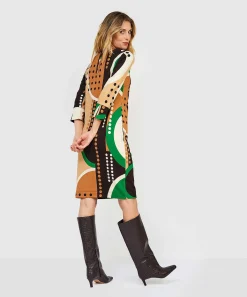 Vestido Kyra Con Estampado Grafico Blackbird