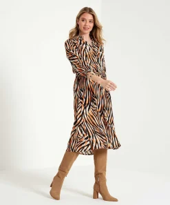 Vestido Kyra Estampado Tigre Hette