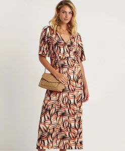 Vestido Kyra Hoja Descolorida Nancy