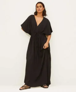 Vestido Largo Arrugado By-Bar