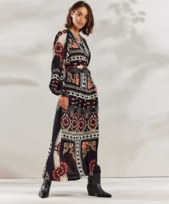 Vestido Largo Cruzado Summum