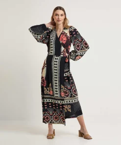 Vestido Largo Cruzado Summum