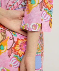 Vestido Louis And Mia De Crepe Multicolor