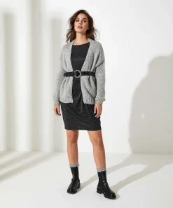 Vestido Oui Con Detalle De Botones De Lurex