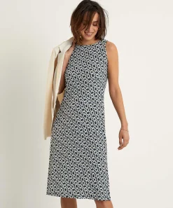 Vestido Sin Mangas Cenido Con Estampado Retro De No Man'S Land
